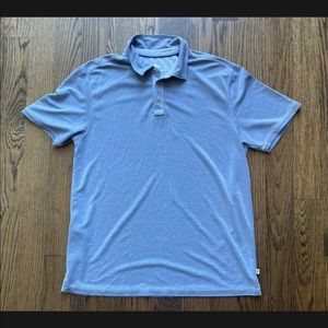 TOMMY BAHAMA Men's Blue Short Sleeve Pullover Polo Shirt Large Beach EUC